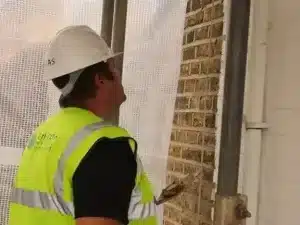 Professional mould remediation process addressing condensation issues