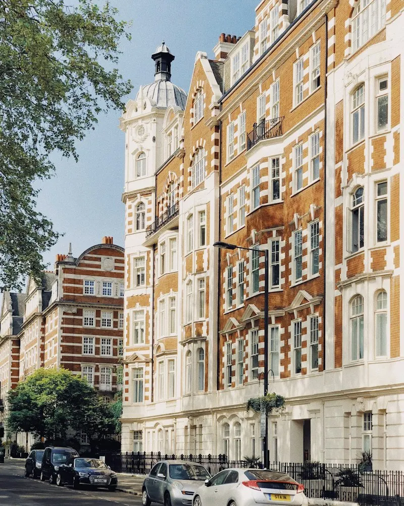 Modern and classic London architecture